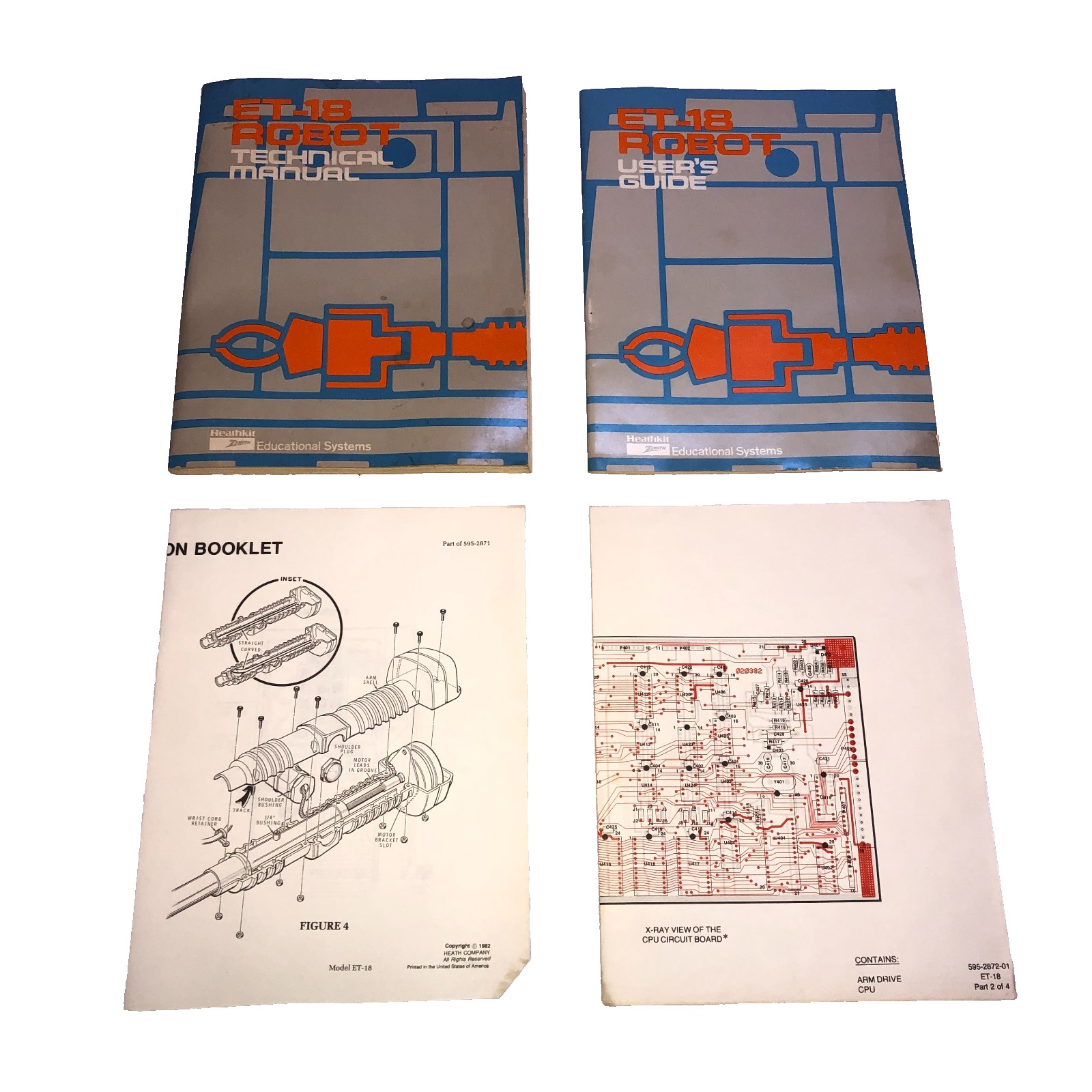 Hero 1  Vintage Heathkit Robot ET-18 Manual / User Guide / Pictures / Schematics