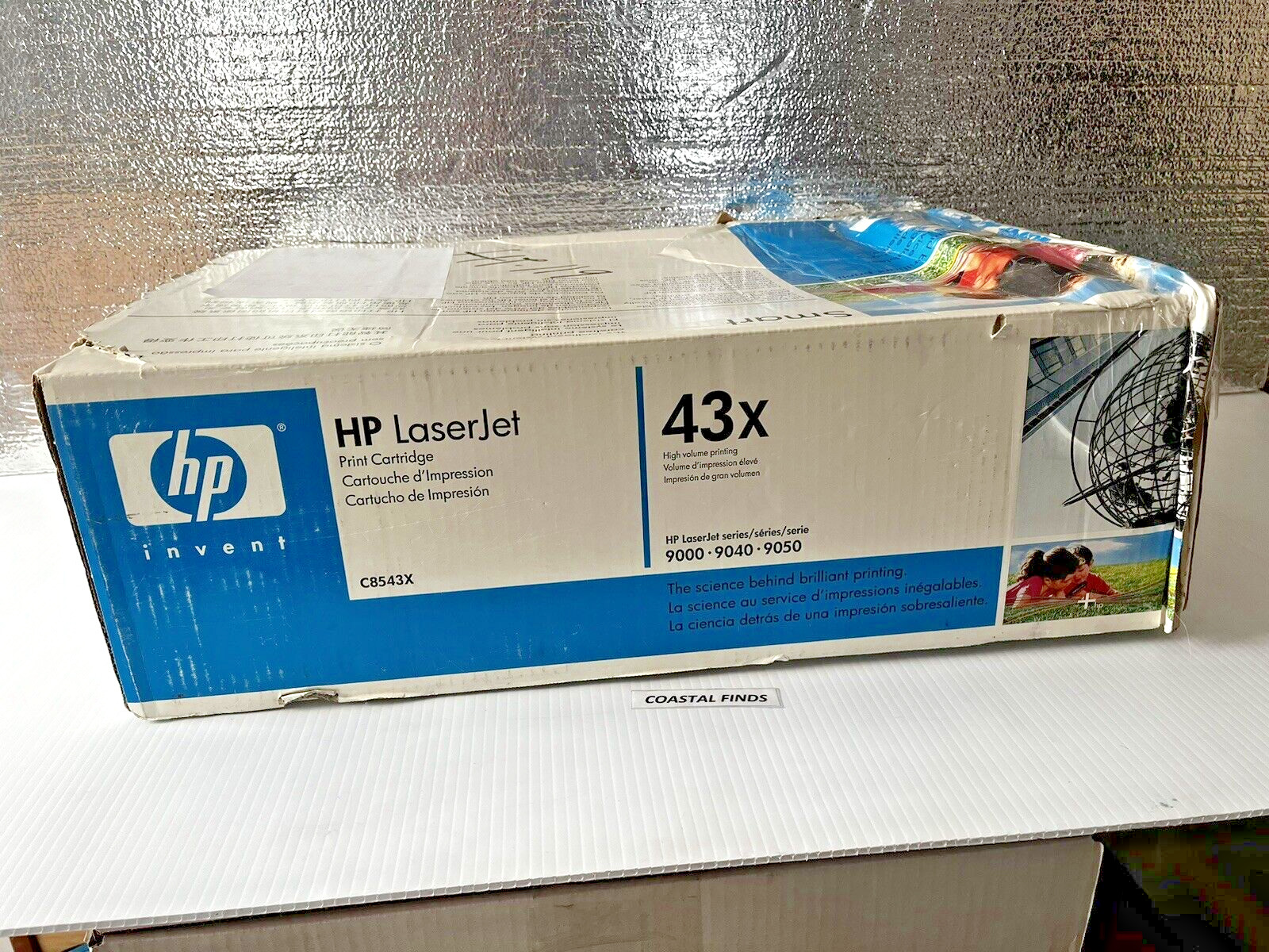 HP 43X Black Toner Cartridge C8543X OEM NEW Sealed HIGH VOLUME LJ 9000 9040 9050