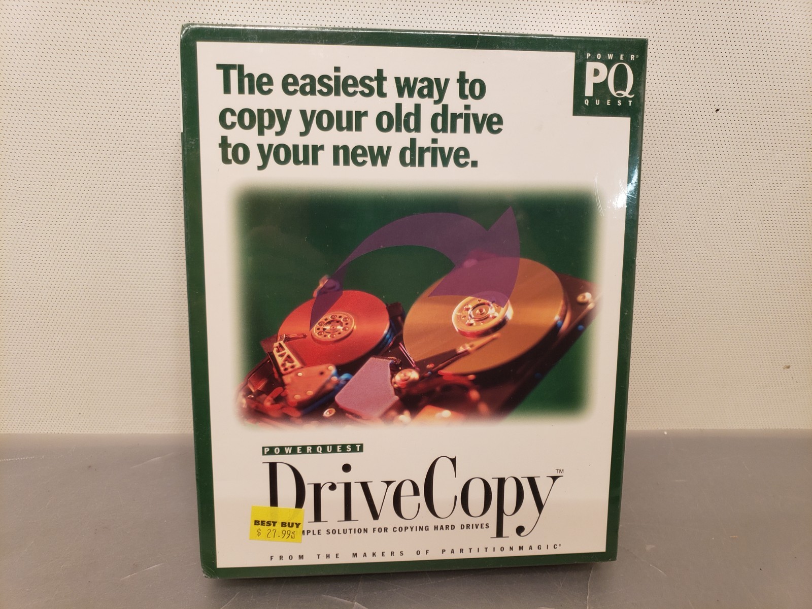 Vintage PQ Powerquest DriveCopy Retail Big Box Factory Sealed Software