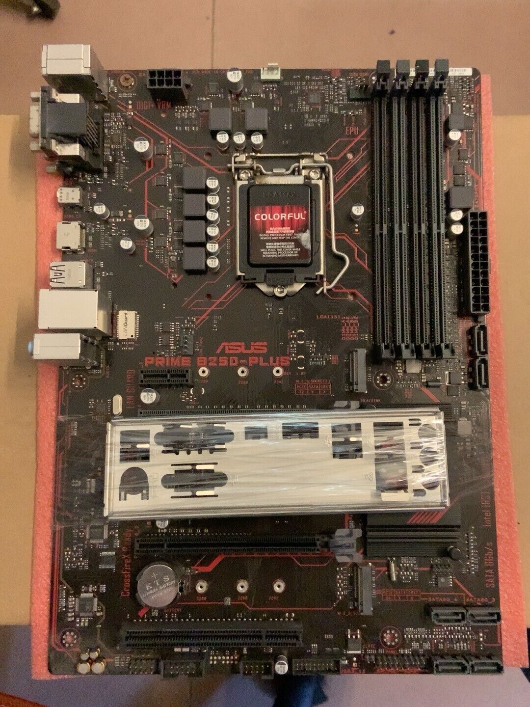 FOR ASUS PRIME B250-PLUS LGA 1151 64GB VGA DVI HDMI Motherboard Test OK