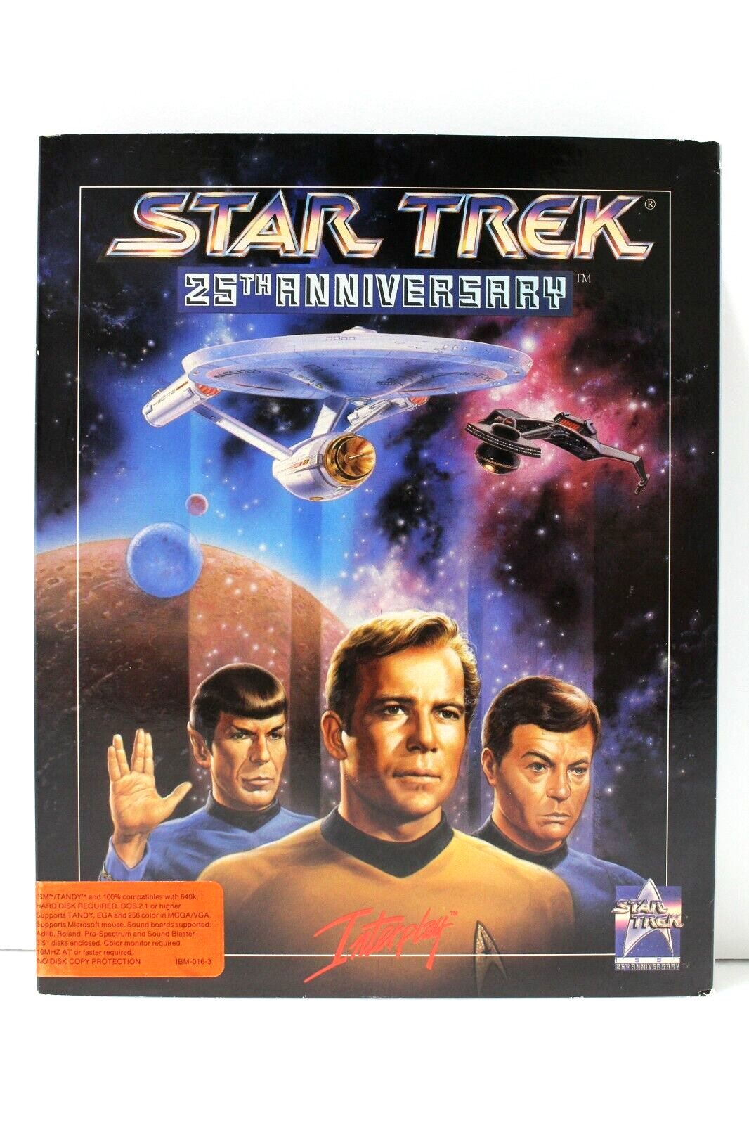 Star Trek 25th Anniversary; IBM 3 1/2 Disks - Interplay, 1991