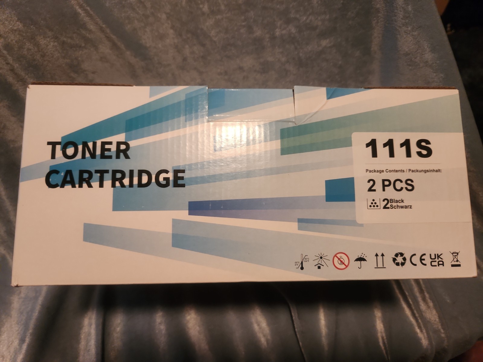 2 Pack Laser Toner Cartridges 111S Black Replaces Samsung MLT-D111S M202x M207x