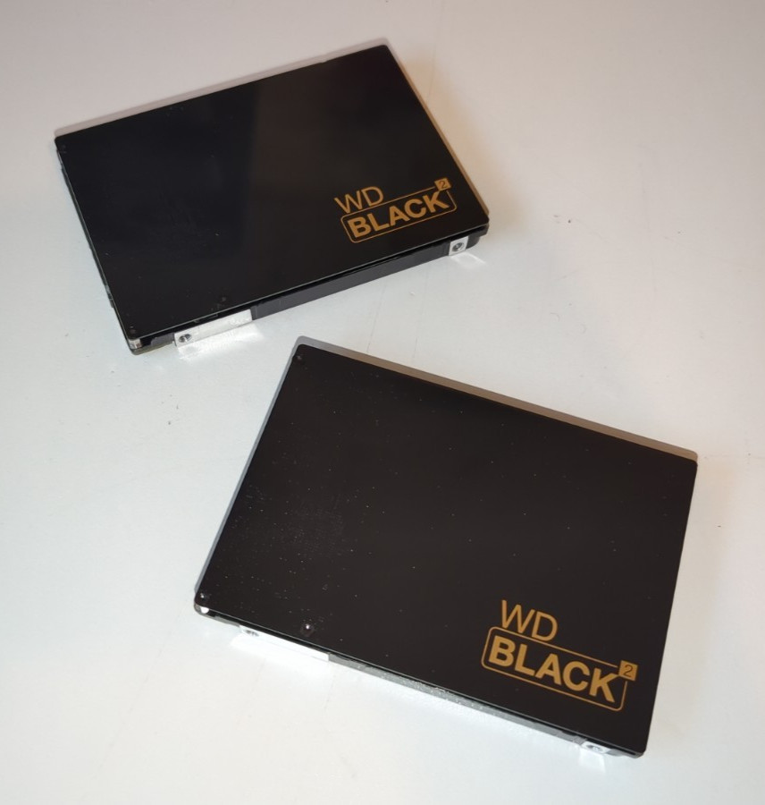(For Parts - Nonfunctional) Lot of 2 WD Black2 Dual Drives