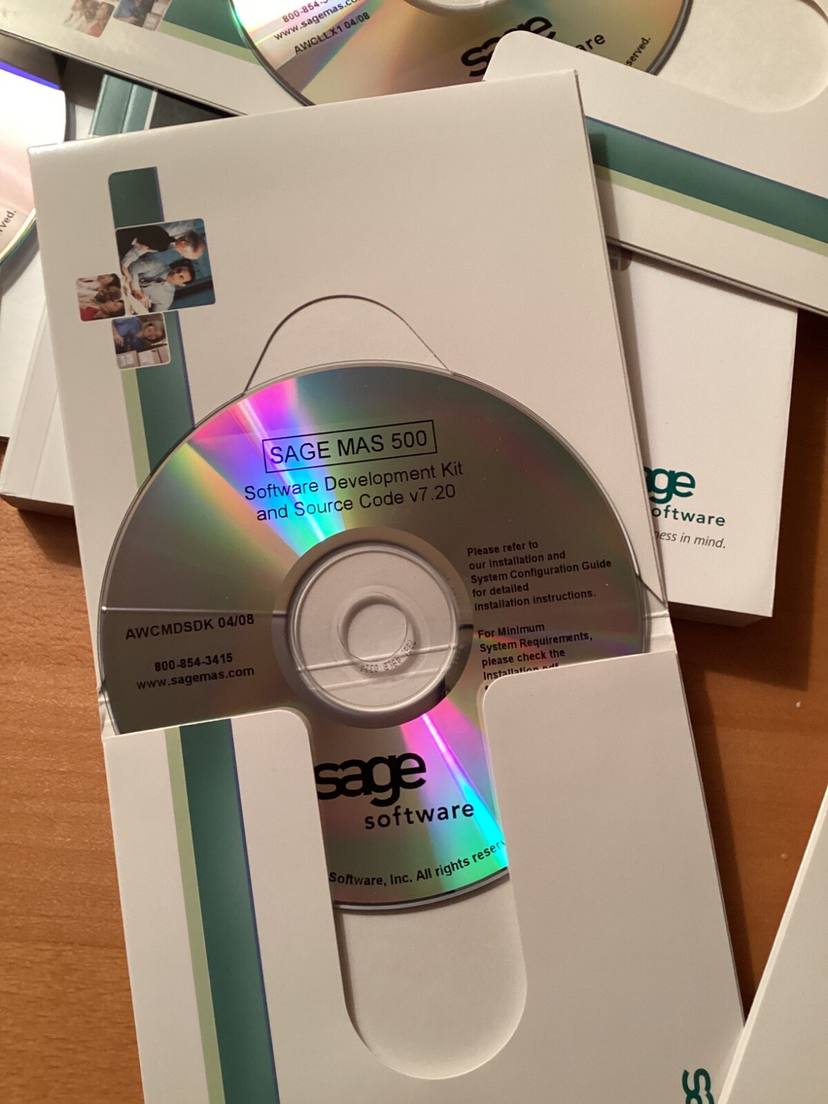 150K Brand New.SAGE ERP MAS 500 Software Development Kit & Source Code7.2, more.