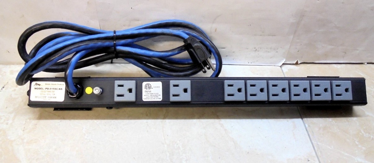 Middle Atlantic PD-815SC 8 outlet power strip