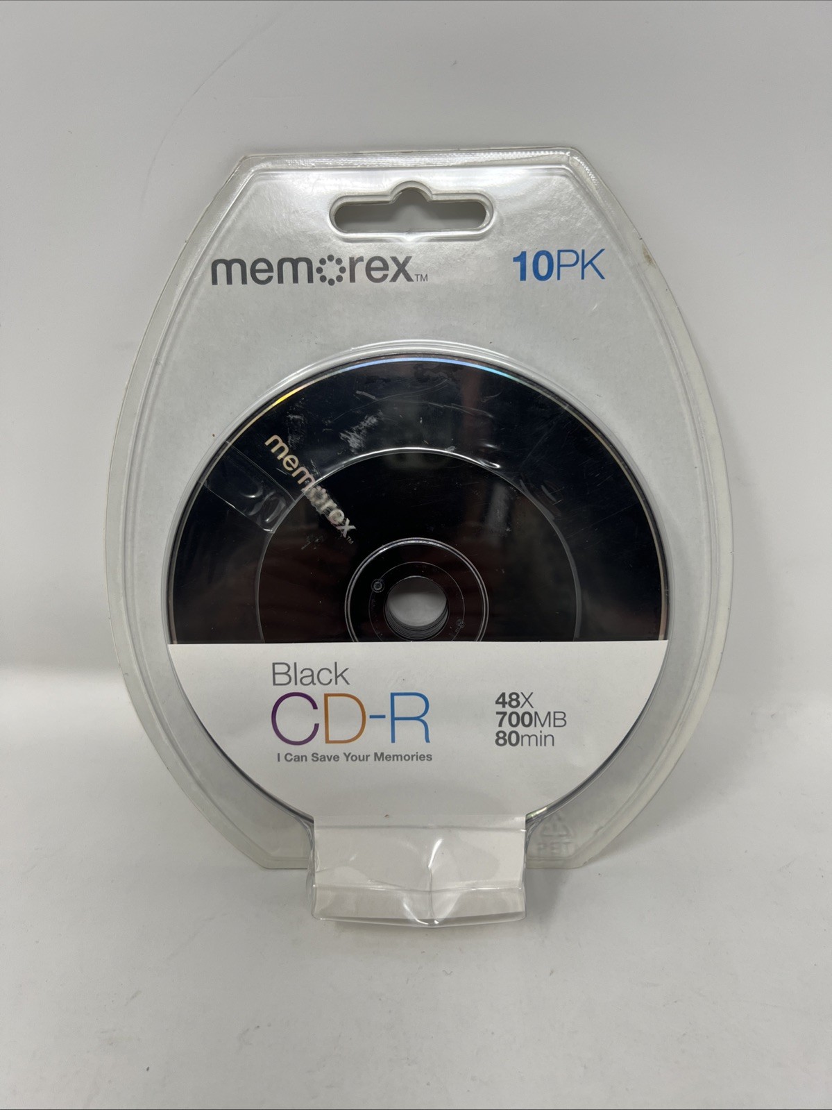 *** Memorex RECORDABLE CD-R BLACK 48X 700MB 80 MINUTES 10PACK NEW ***