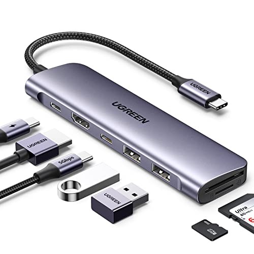 UGREEN 7-in-1 USB-C Hub Dock 4K HDMI 100W PD Charging