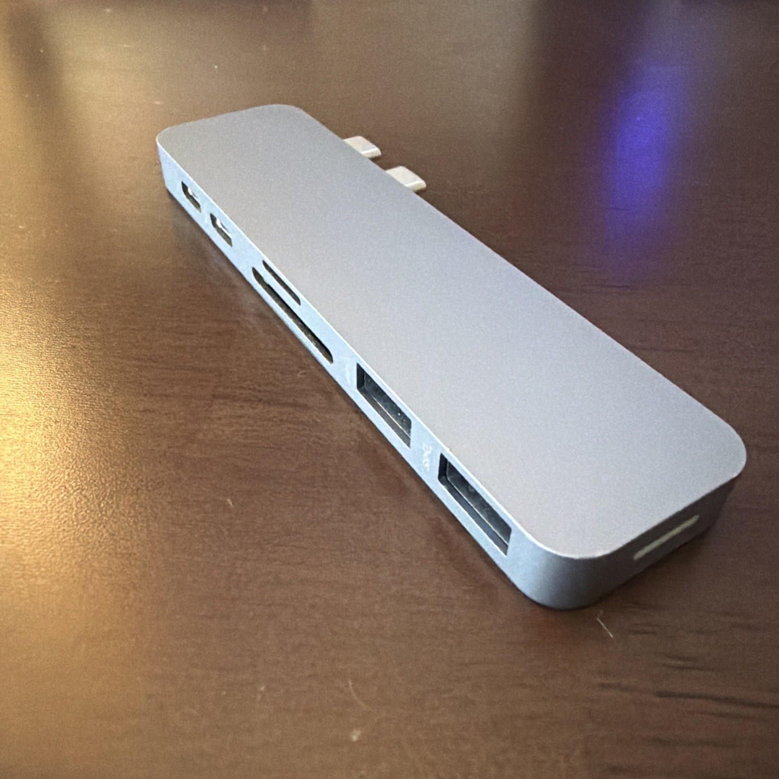 HyperDrive Duo V2 7-in-2 USB-C Hub for USB-C MacBook & PC - Silver NEW RRP: $179