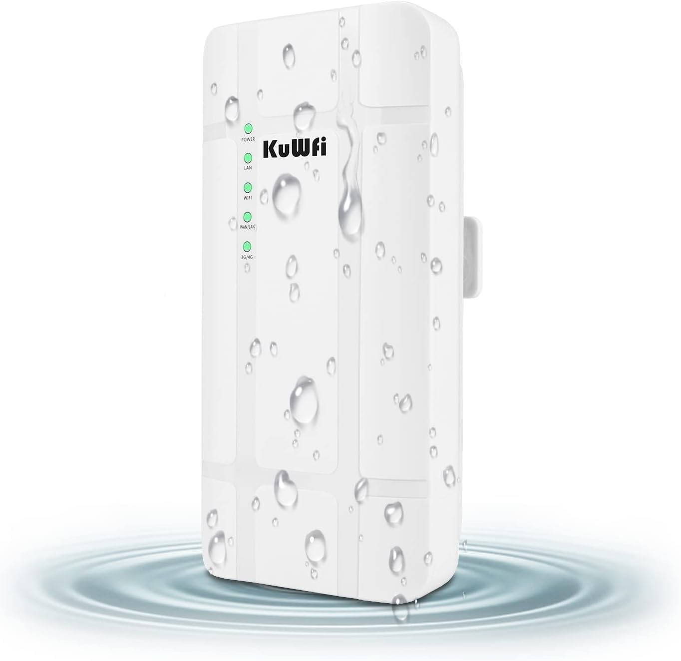 KuWFi 300Mbps Outdoor 4G LTE CPE WiFi Router with SIM Card Slot