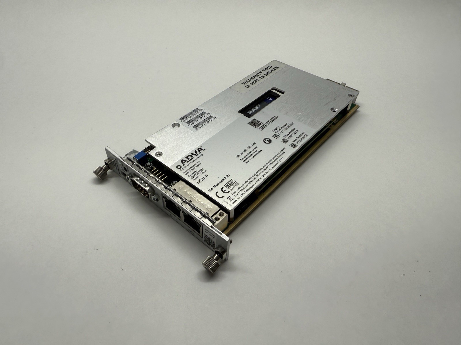 *NEW* ADVA 1063708423-01 - F7/SCU-II, FSP 3000R7 Shelf Controller