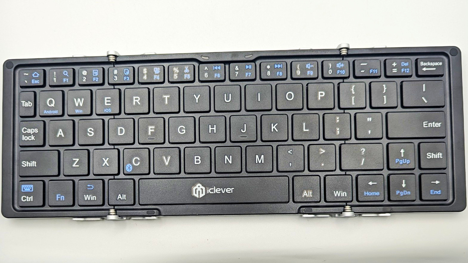 iClever IC-BK03 Tri-Folding Bluetooth Keyboard Tested w/ Case Cable Manual