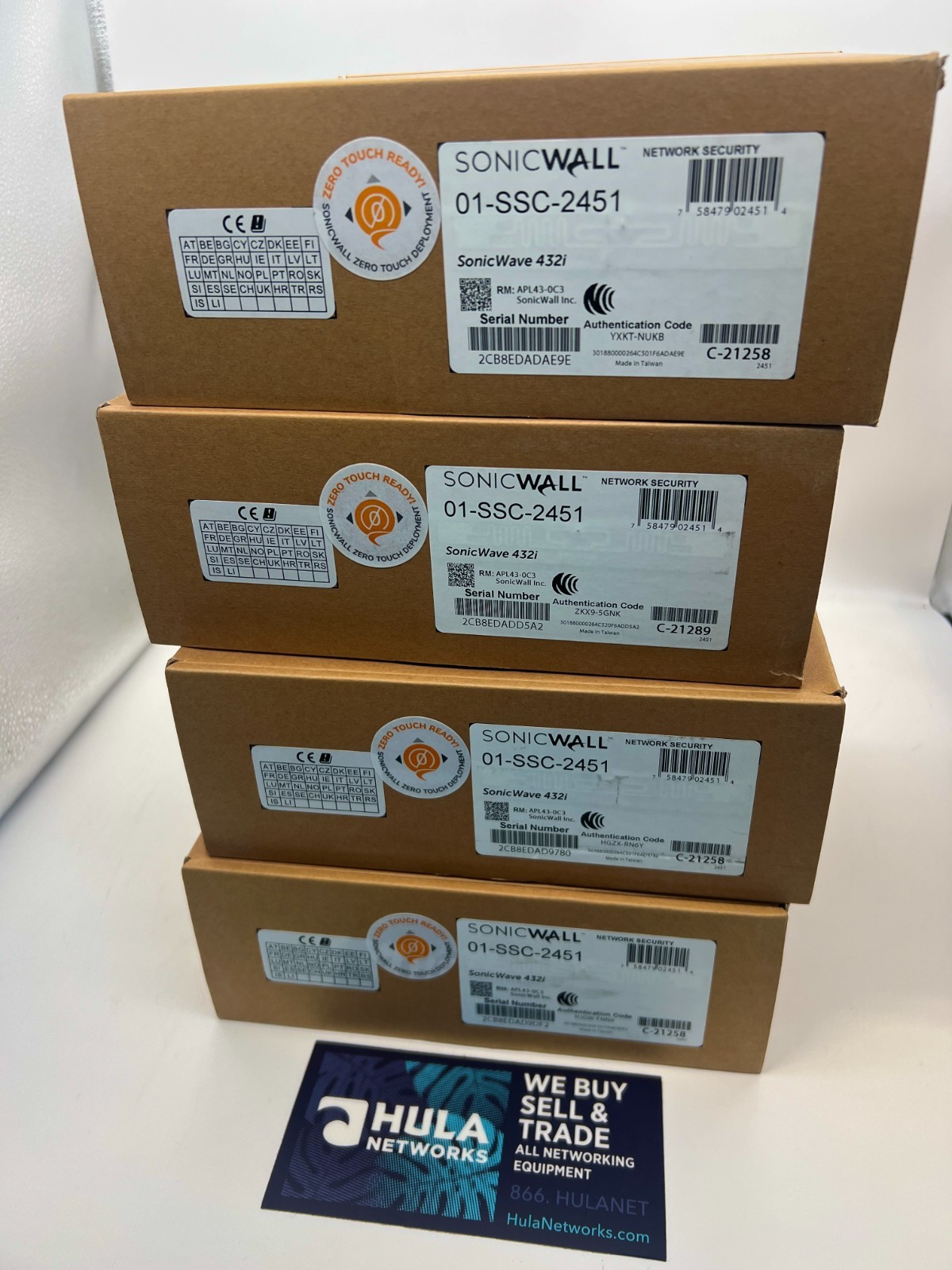 New SonicWALL Sonicwave 432i Wireless Access Point 01-SSC-2451