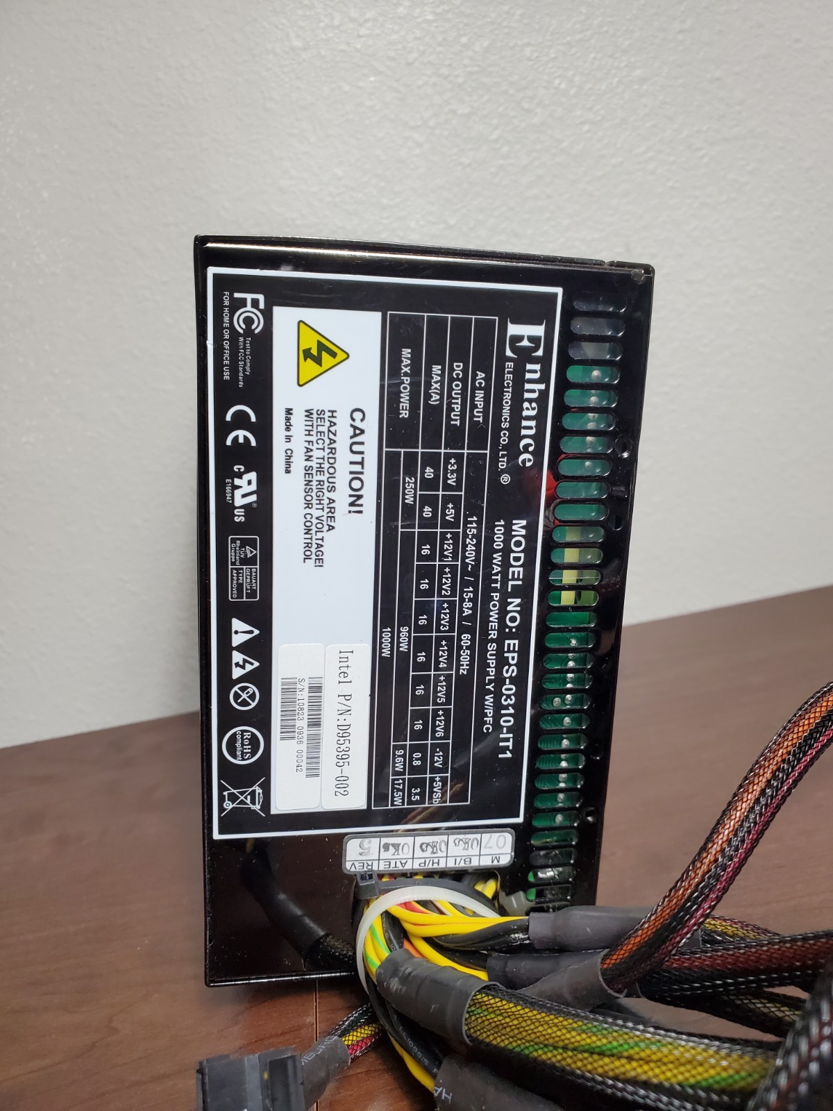 1000W PSU Power Supply For PC Enhance Eps 03q0 Good For Gaming Or Workstation 