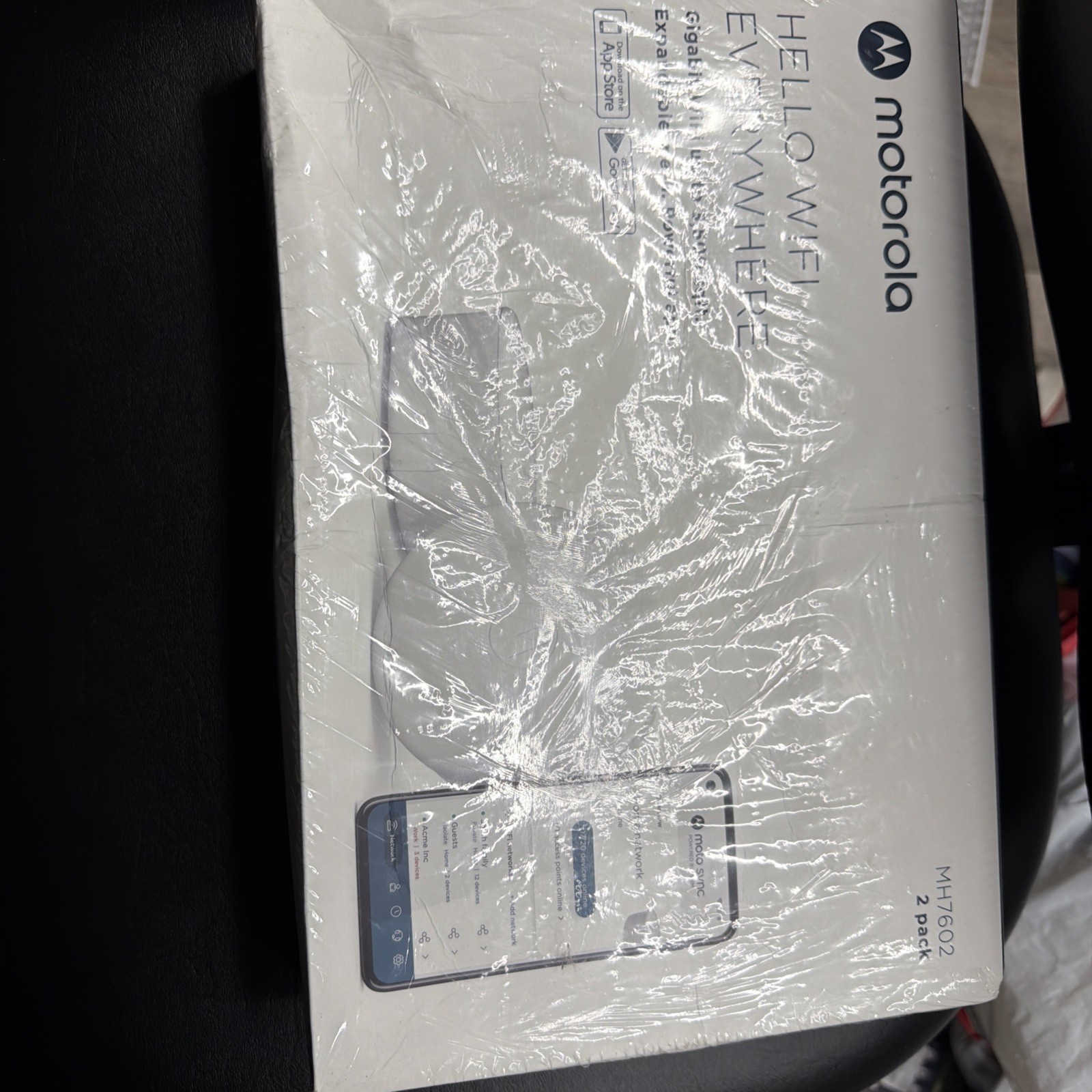 Motorola MH7602 WiFi 6 Router Damaged Box  2 Units AX1800- NEW SEALED
