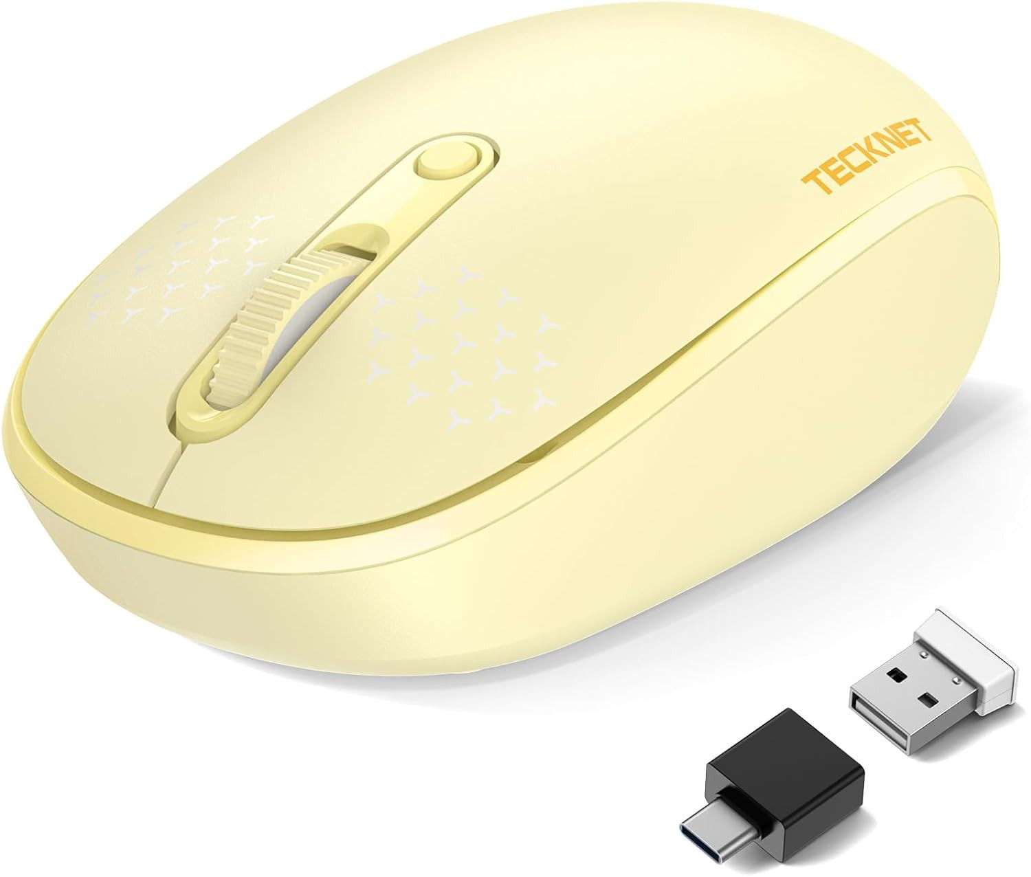 Compact Ambidextrous Bluetooth and 2.4Ghz Wireless Silent Mouse
