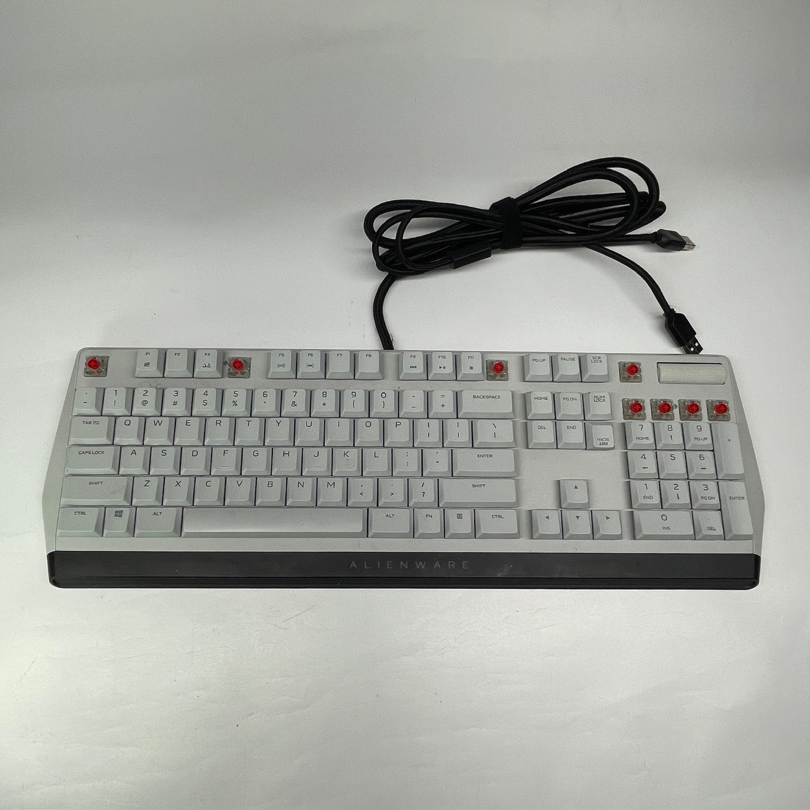Alienware Low-Profile RGB Gaming Keyboard AW510K Light/Lunar light [510K] *READ*