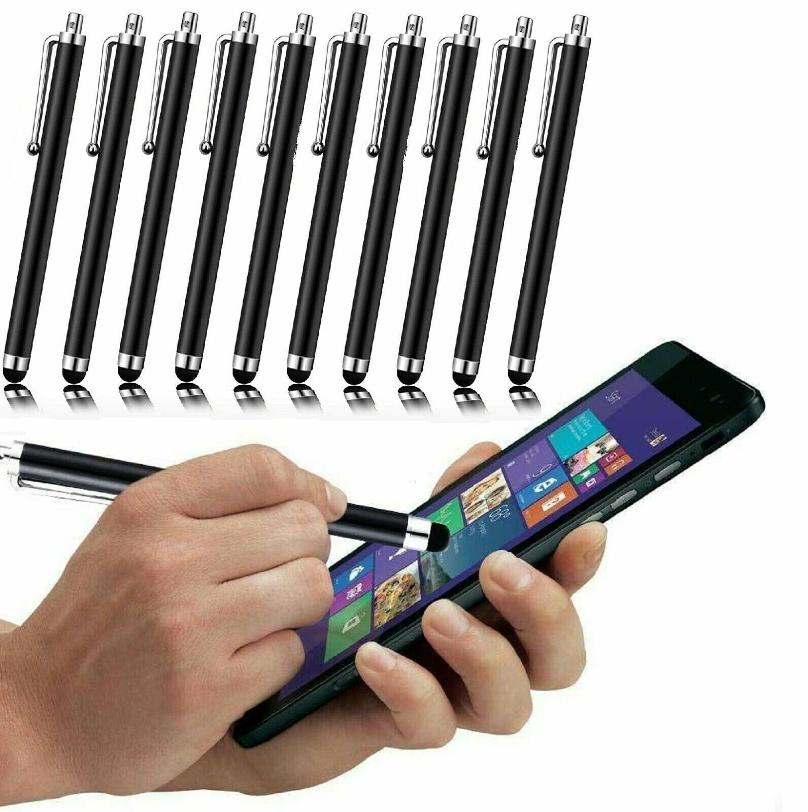 10x Metal Universal Stylus Pen Touch Screen For Tablet Mobile Phone iPad iPod PC