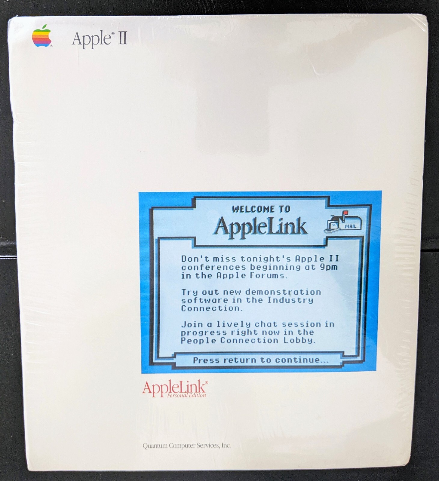 RARE 1988 AppleLink Personal Edition Pre AOL Collectible Program Disk Set SEALED