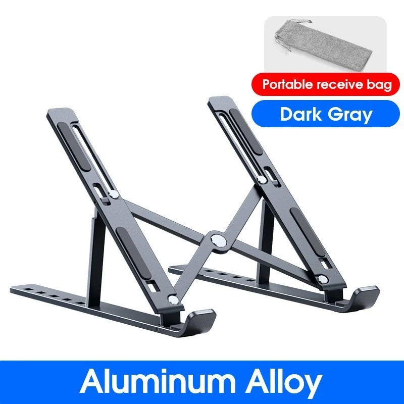 YYLM N8 Laptop Stand Aluminum Adjustable Foldable Cooling Holder for MacBook