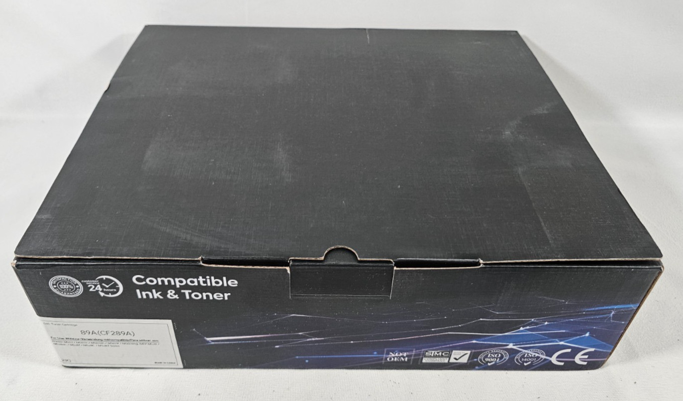 For HP 89A CF289A 89X CF289X LaserJet Enterprise M507n 2x Toner Cartridge Black