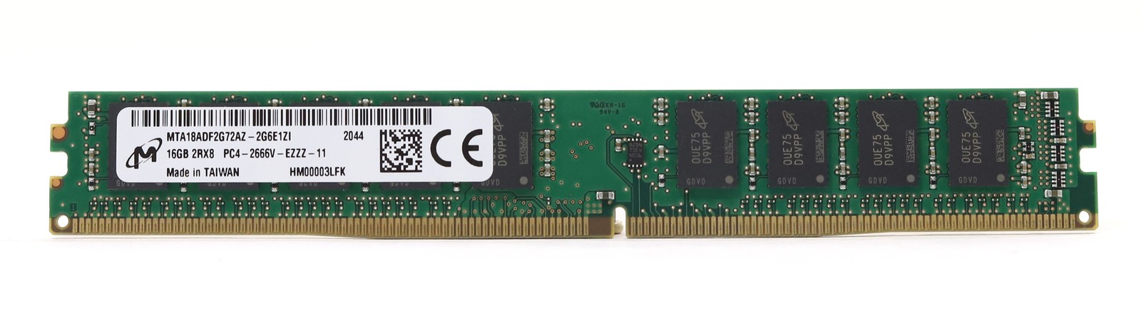 Micron 16GB 2RX8 PC4-2666V-EZZZ-11 ECC Unbuffered Memory MTA18ADF2G72AZ-2G6E1ZI