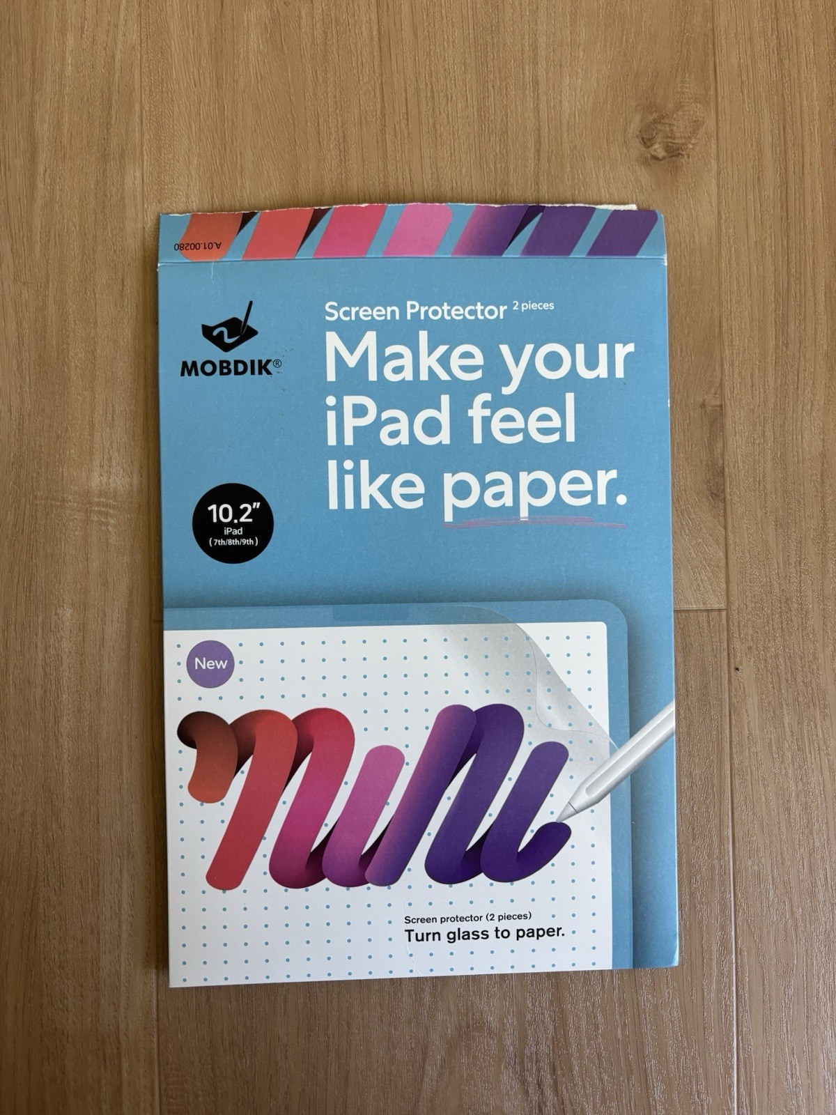Mobdik Paperlike Screen Protector Set Feel Like Paper - 10.2" IPAD (7/8/9th Gen)