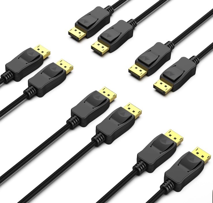 BENFEI [VESA Certified] DisplayPort to DisplayPort 6 Feet Cable 5 Pack