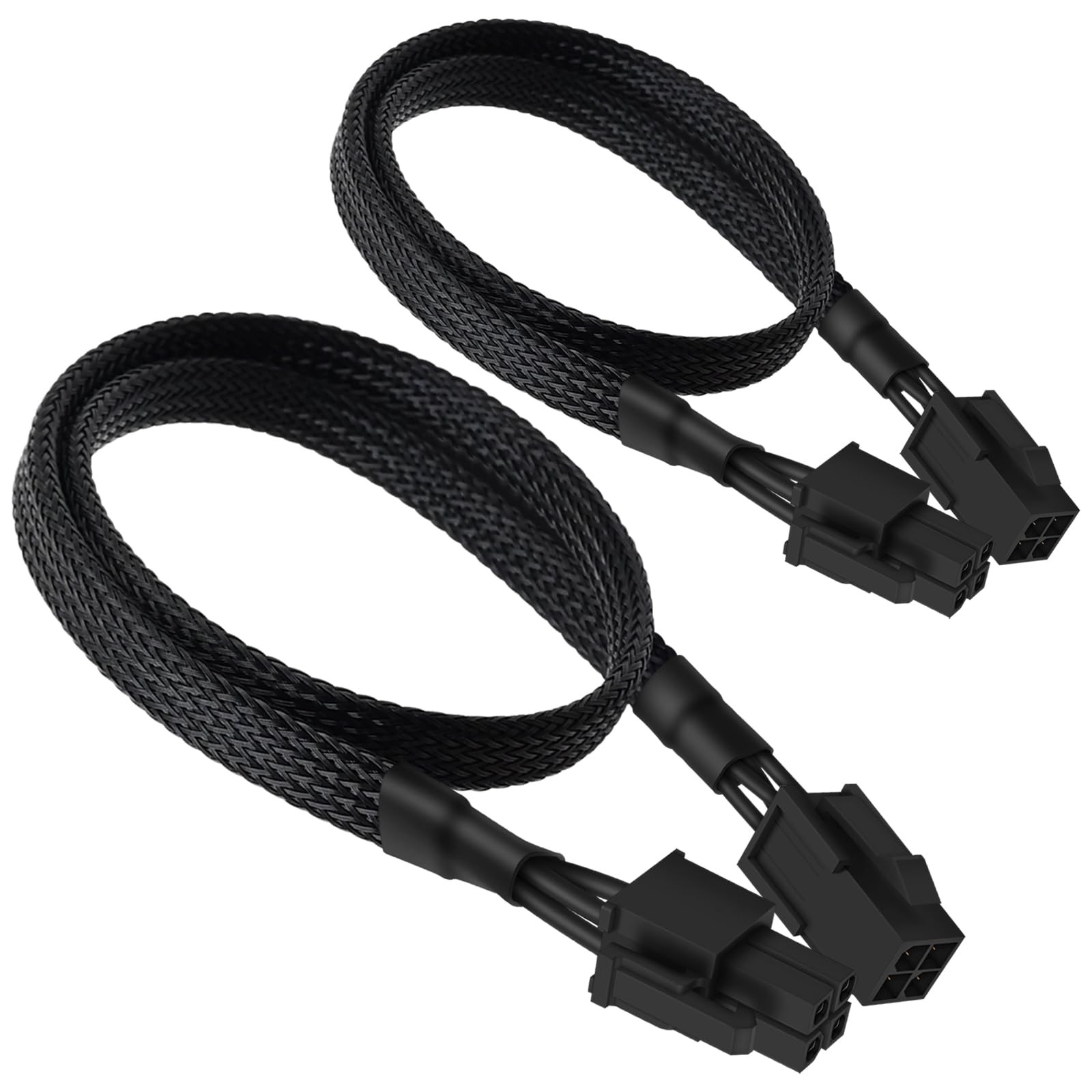 (2-Pack) ATX 4 Pin Extension Cable, Motherboard CPU 4pin Male to Female Adapt...