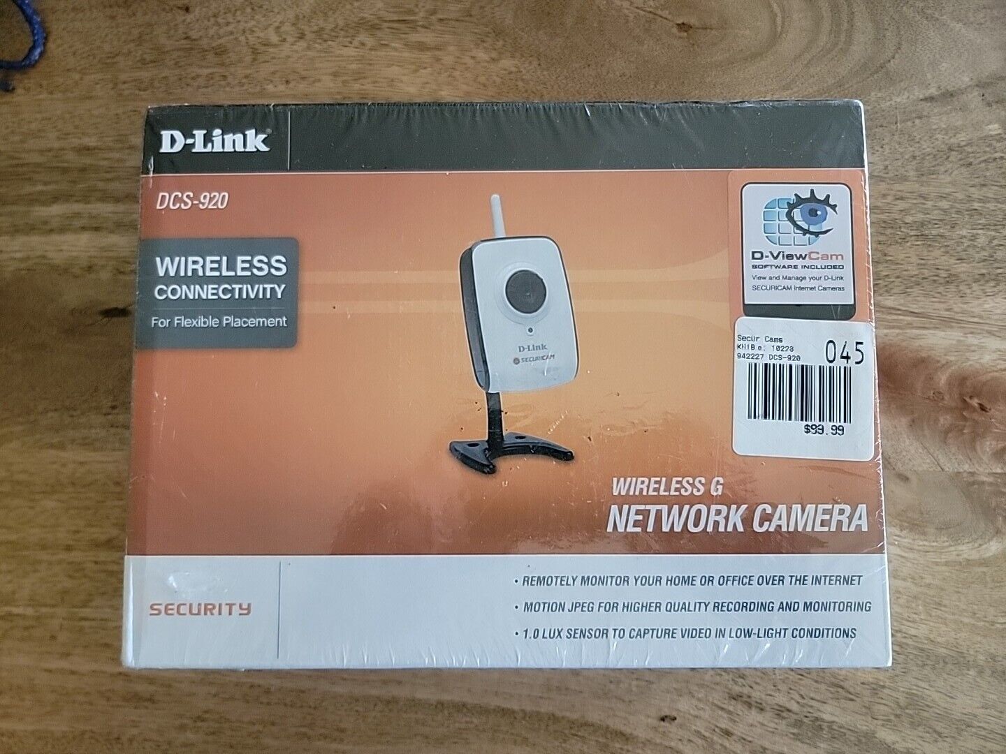 D-Link DCS-920 Wireless-G Internet Camera - NEW Sealed