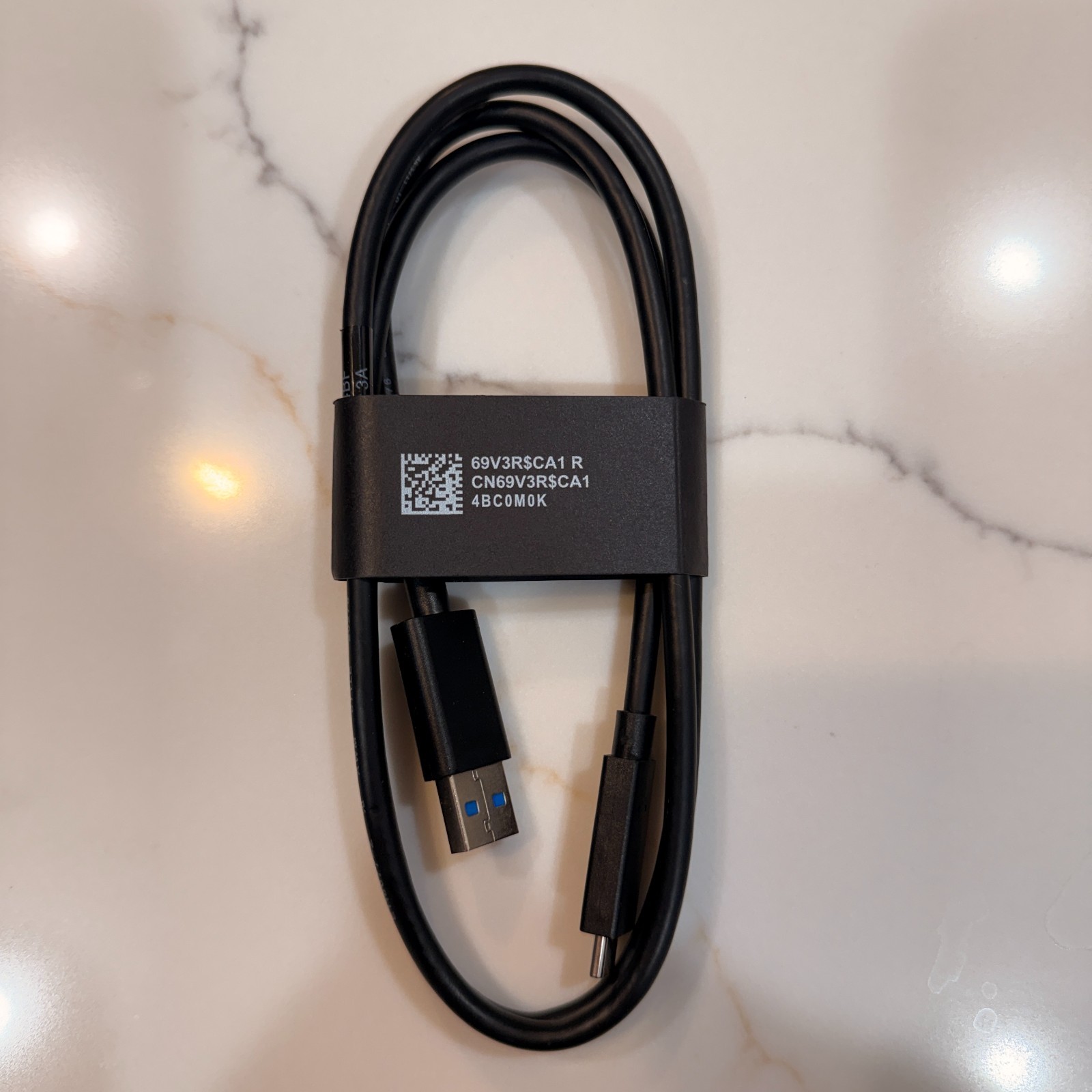 Genuine Dell USB-C to USB-A 3.1 SuperSpeed Cable 3 FT