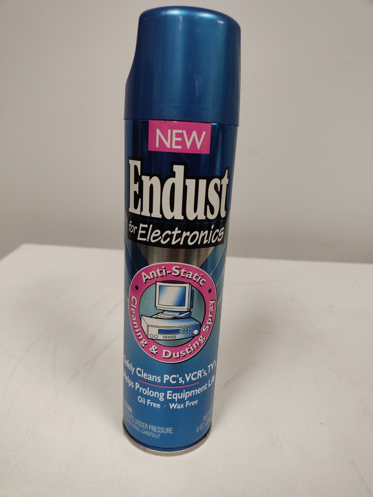Vtg 1995 Endust for Electronics Anti-Static Cleaning & Dusting Spray 8oz Can