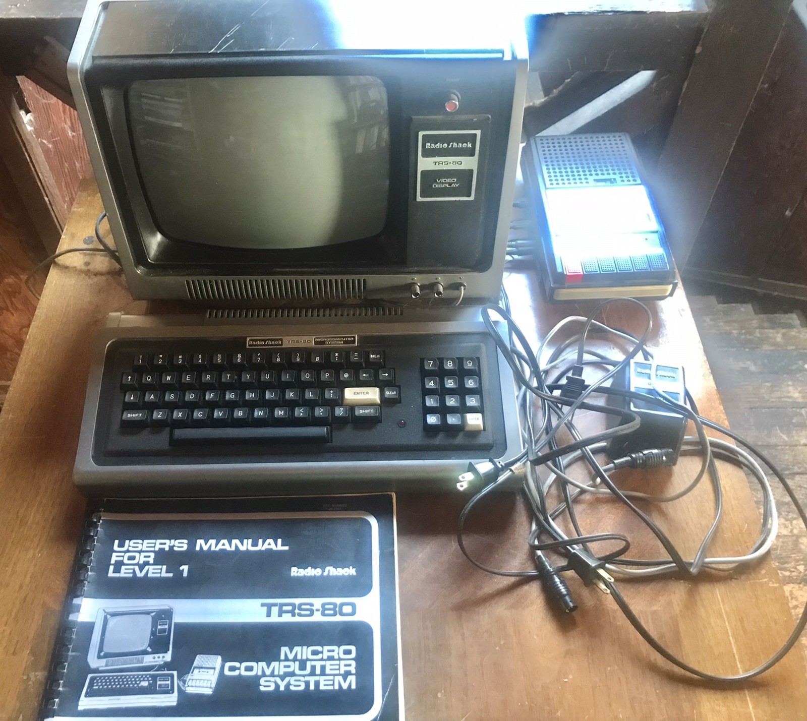 Radio Shack Tandy TSR-80 Micro Computer Video Display & Keyboard Recorder Manual