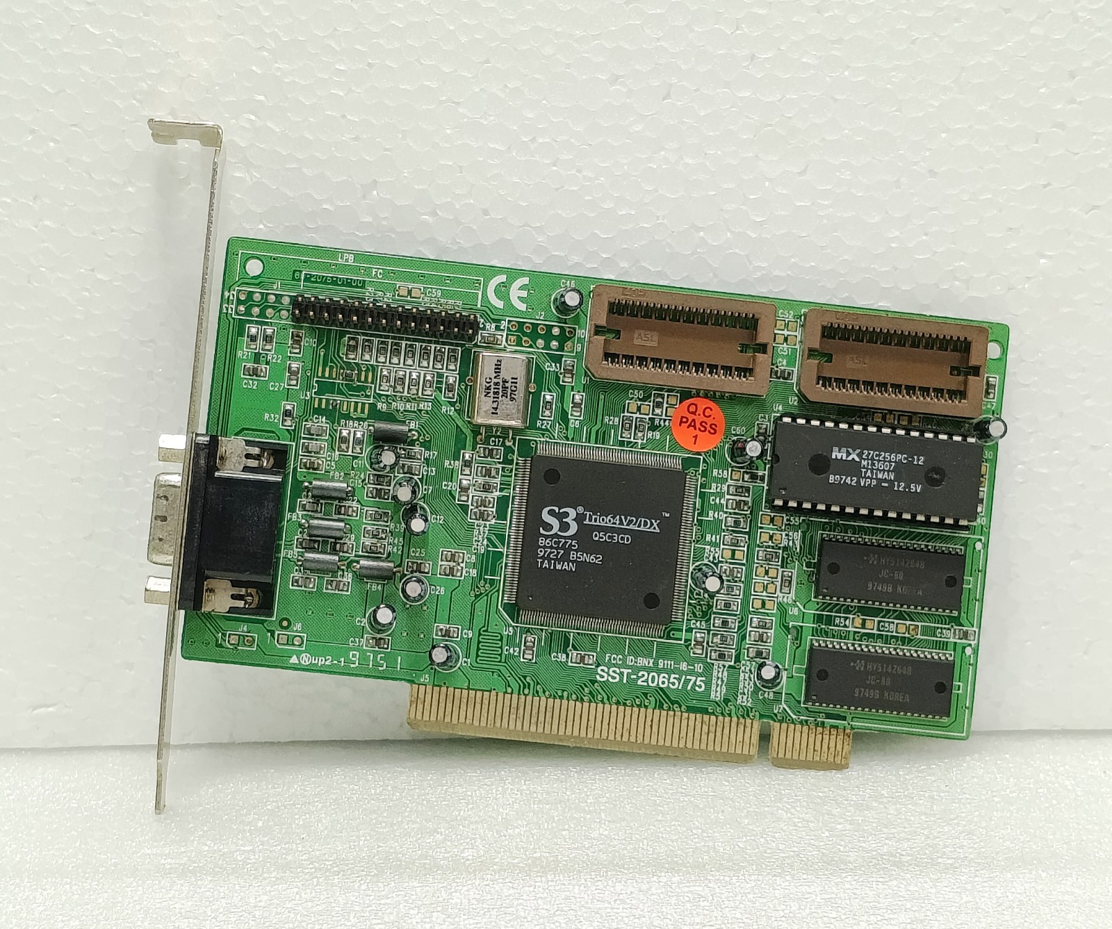 S3 Trio64V2/DX SST-2065/75 BNX 9111-16-10 86C775 PCI VGA Video Card Used