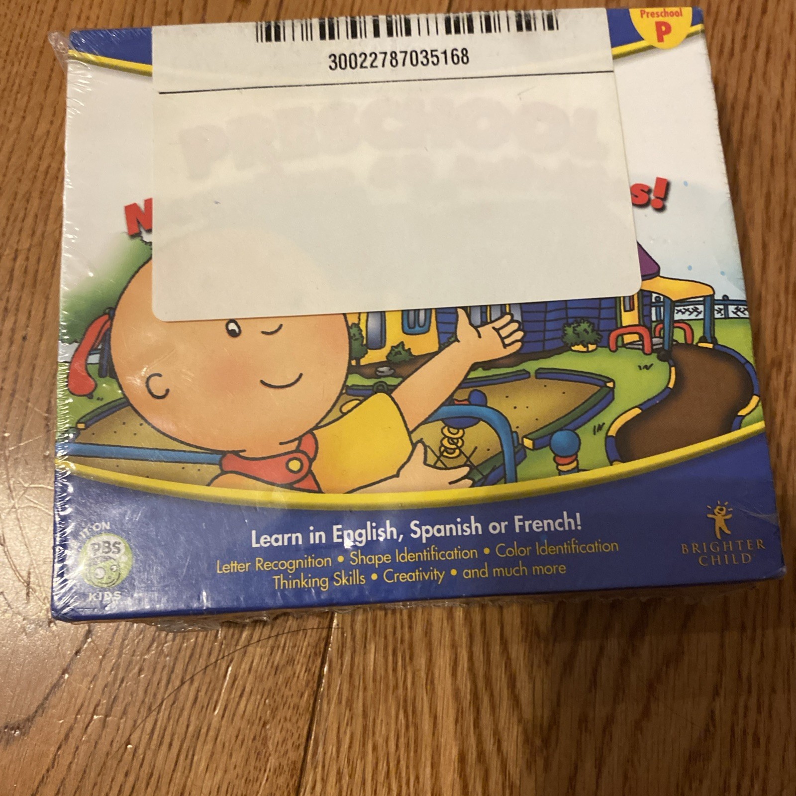 New Sealed 3-Pack Caillou Preschool PC CD-ROM Software Cosmi CDRS516 Lot