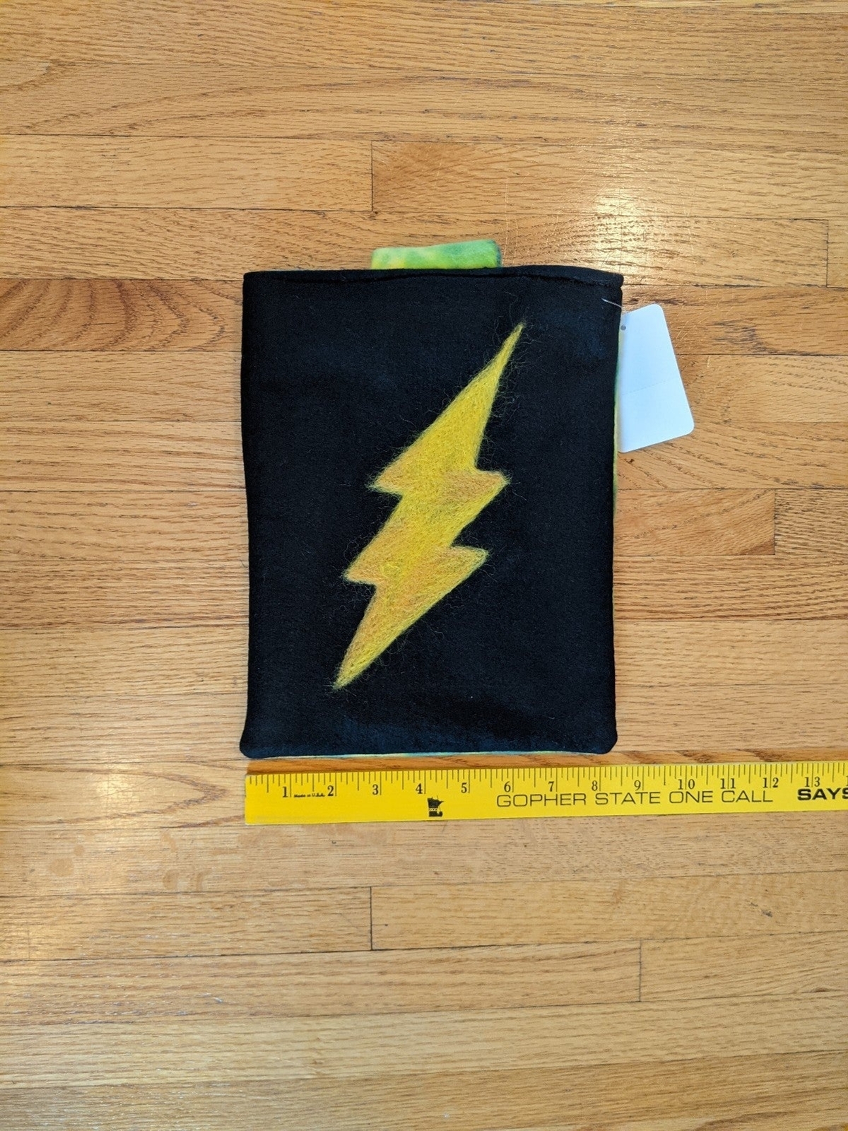iPad Case Handmade Needle Felting Wool and Polyester Fleece Magnetic Closure