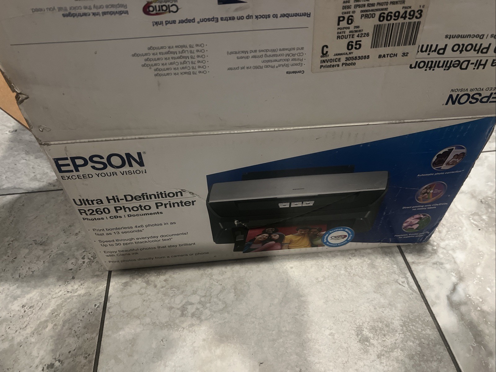 Epson R280 Ultra Hi-Definition Photo Printer ▪ NEW  IN Box ▪ Never Used