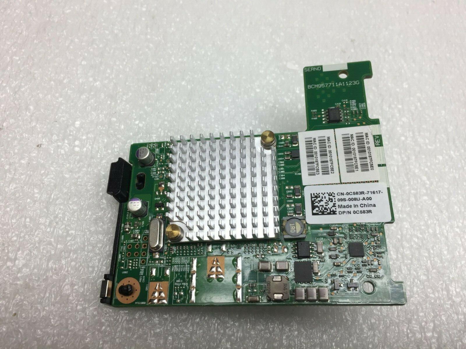 DELL C583R 0C583R Dell Broadcom Netextreme II Dual Port NIC Controller 
