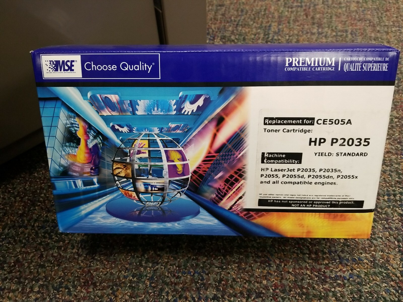 NEW MSE Black Premium Toner Cartridge Hp 05a CE505A for HP P2035 P2055 SEALED