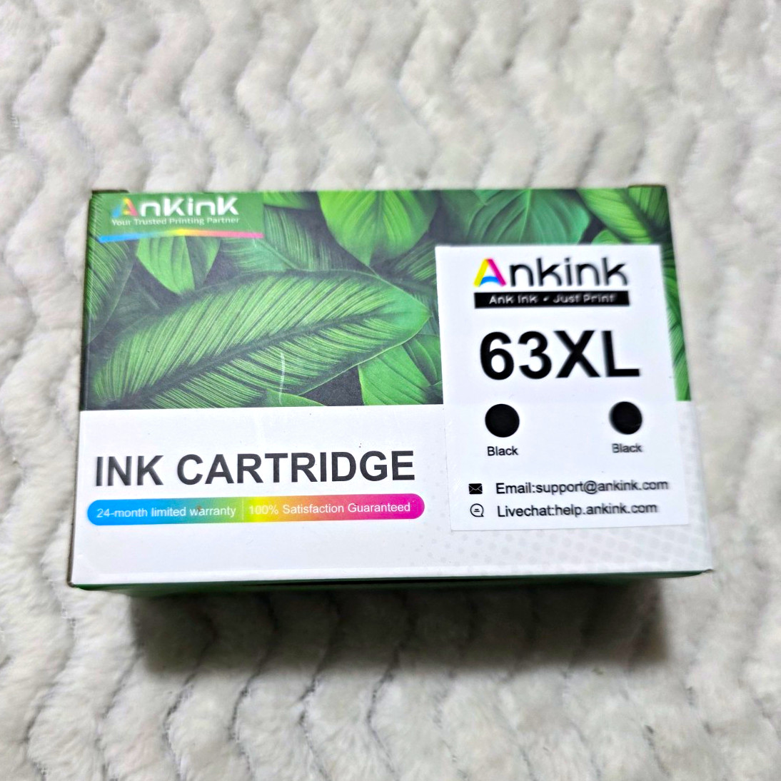 Ankink 63XL Black Compatible Ink Cartridge for HP Inkjet Printers