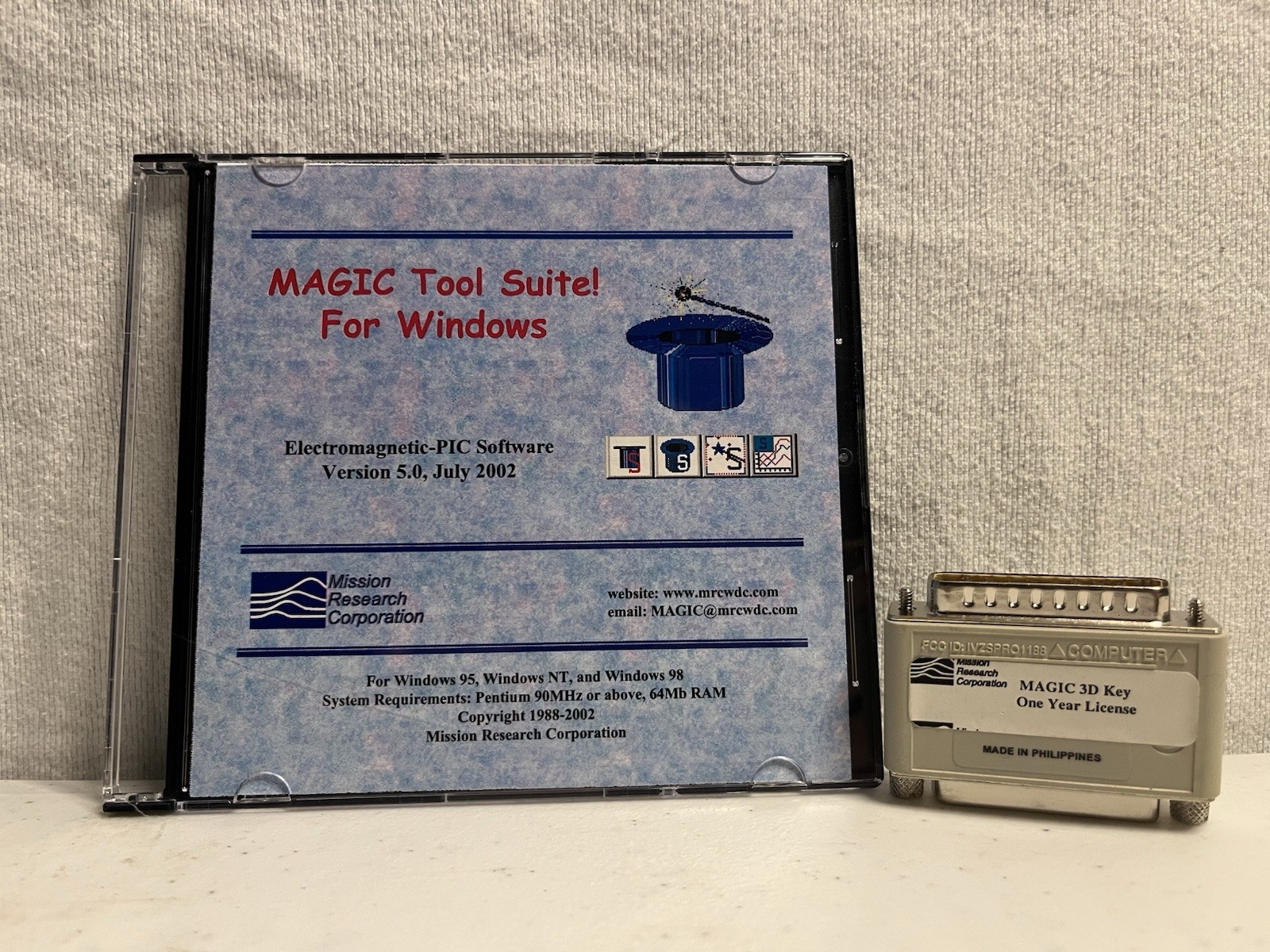 MAGIC Tool Suite v5.0 (2002) - Mission Research Corp Full 3D License Key NOS CIB