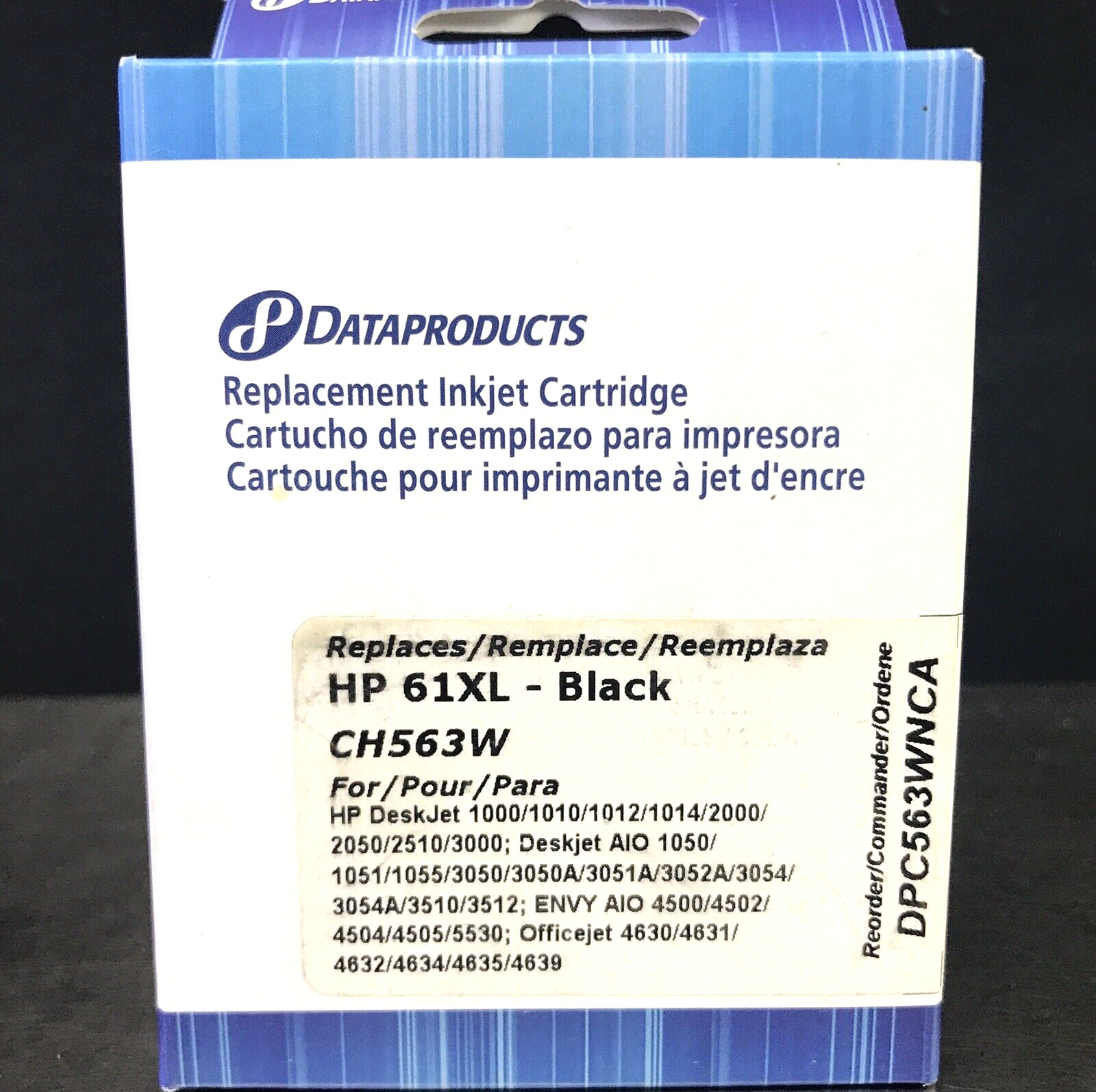 Dataproducts Black Ink Cartridge For HP 61XL HP DeskJet 1000 1010 1012 1014 2000