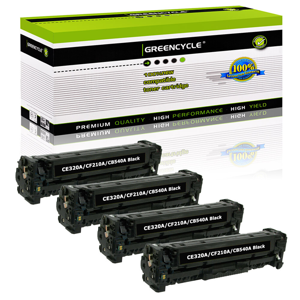 4PK CF210A Black Toner Cartridge For HP 131A LaserJet Pro 200 Color M251n M251nw