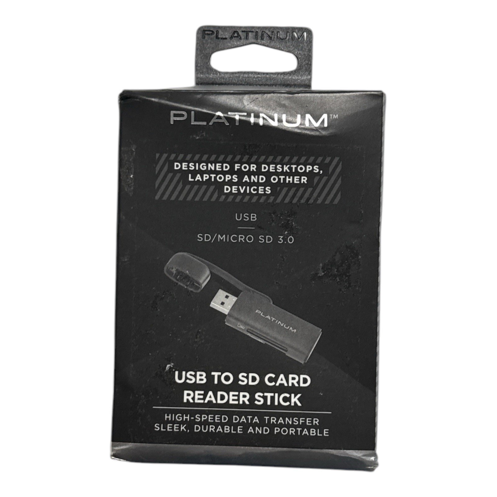Platinum UHS-I USB 3.2 Gen 1 Memory Card Reader for desktop laptop chromebook