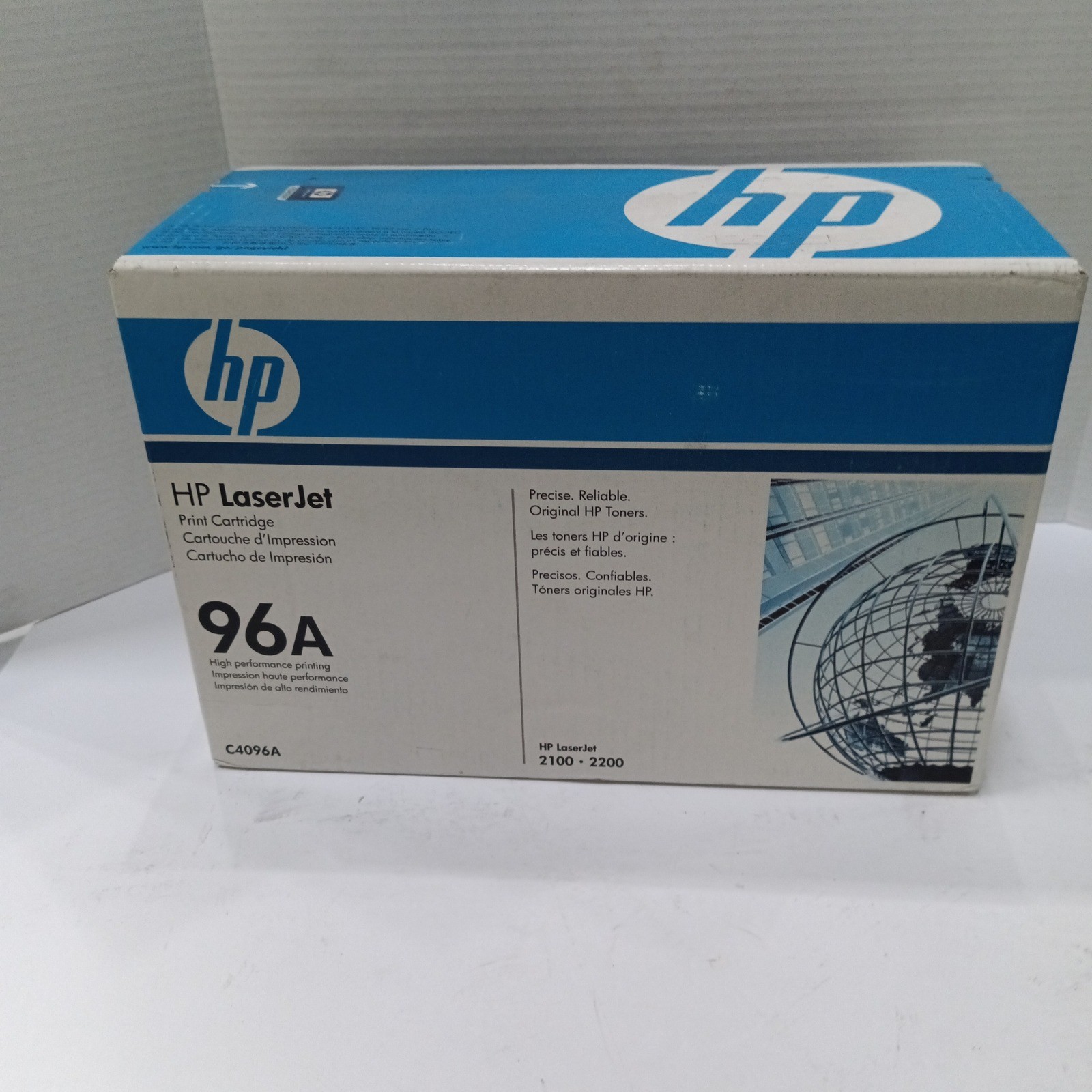 HP 96A Black LaserJet Toner Cartridge C4096A for HP 2100 2200 New OEM ga6