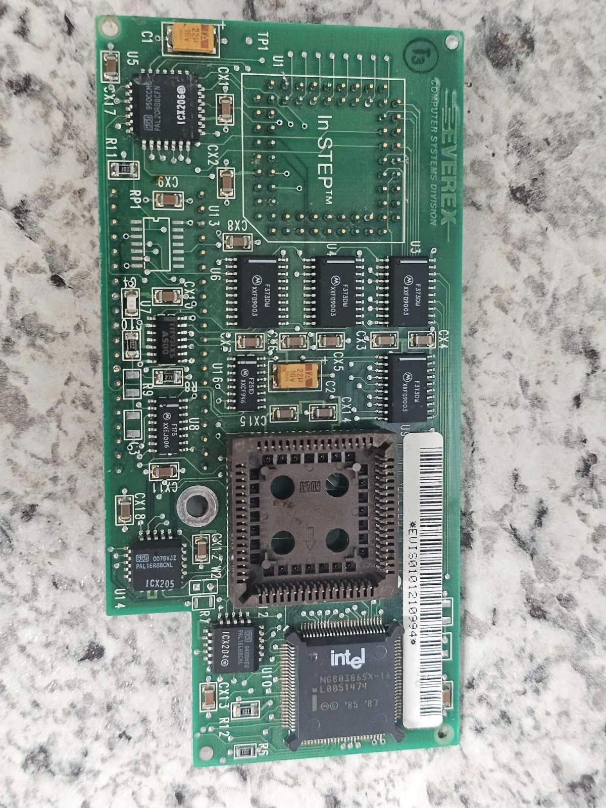 Rare Retro Everex STEP 286 InSTEP 286 386SX Upgrade CPU Processor Module Tested