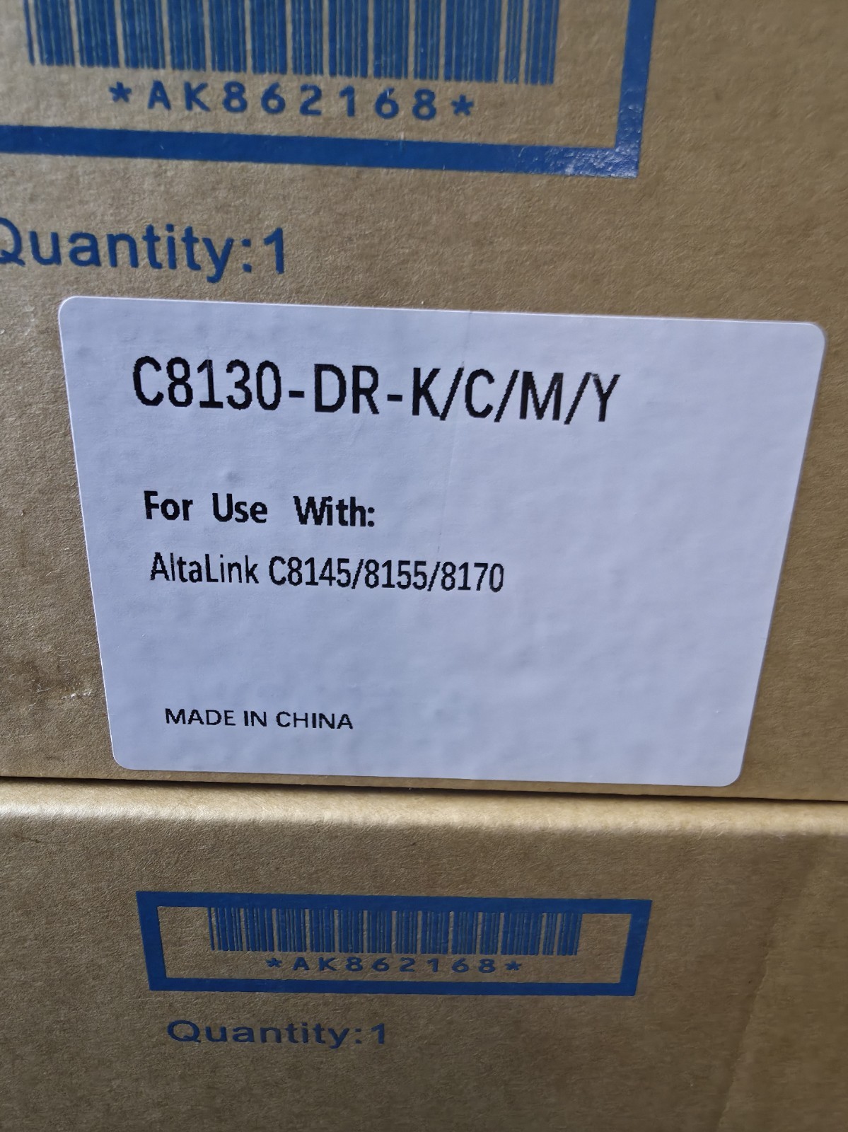 4 Xerox C8130 Drum Cartridge Set C8130-DR-K/C/M/Y AltaLink C8145 C8155 C8170