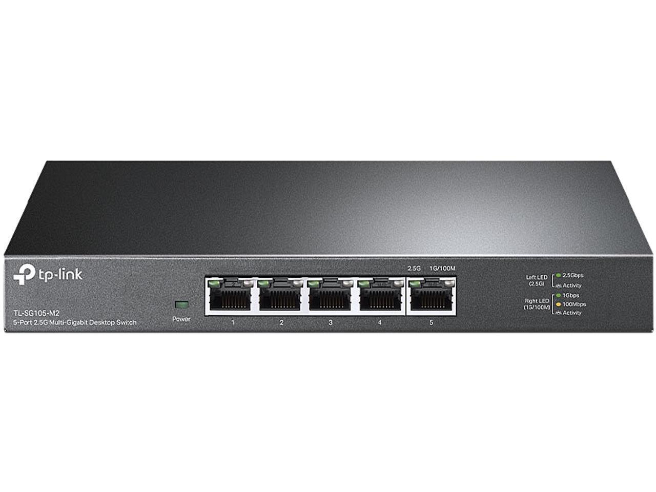 TP-Link TL-SG105-M2 | 5 Port Multi-Gigabit Unmanaged Network Switch, Ethernet Sp