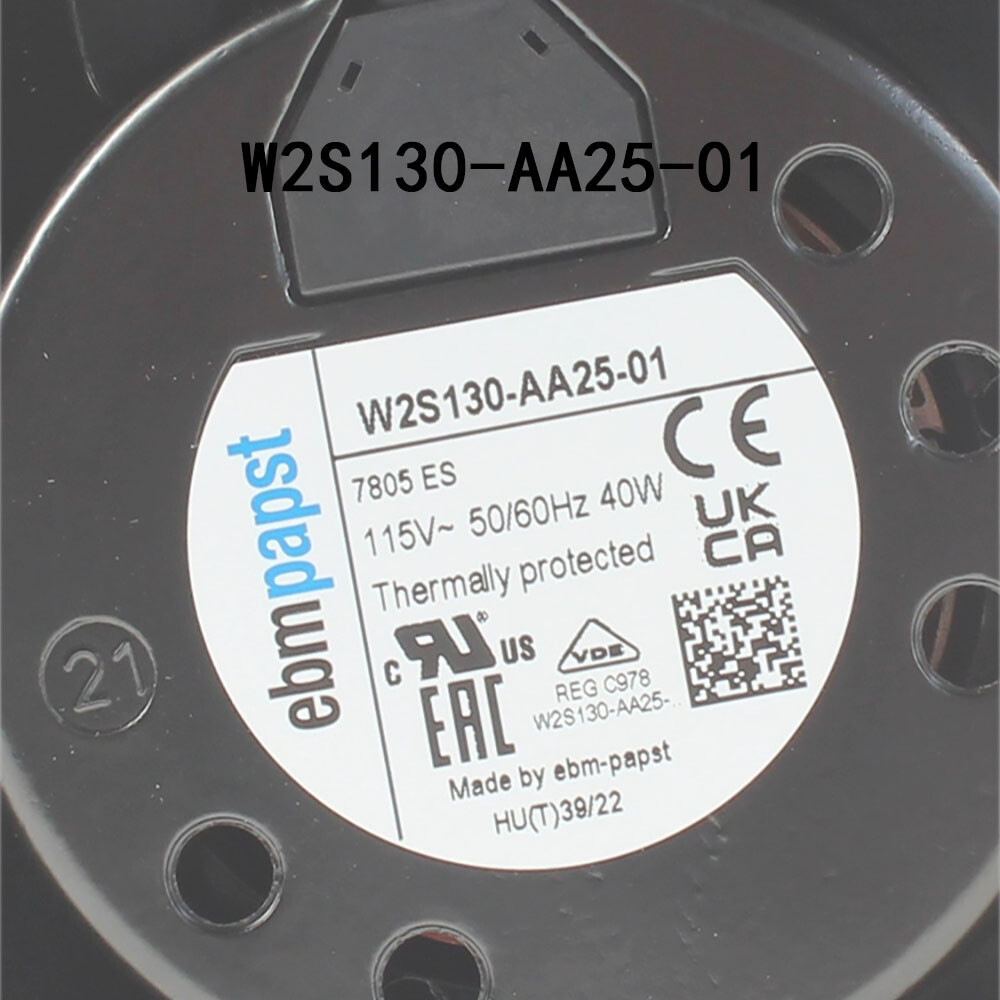 Ebmpaps Brand new 3250rpm 130MM W2S130-AA25-01 115V 0.47A high air volume fan