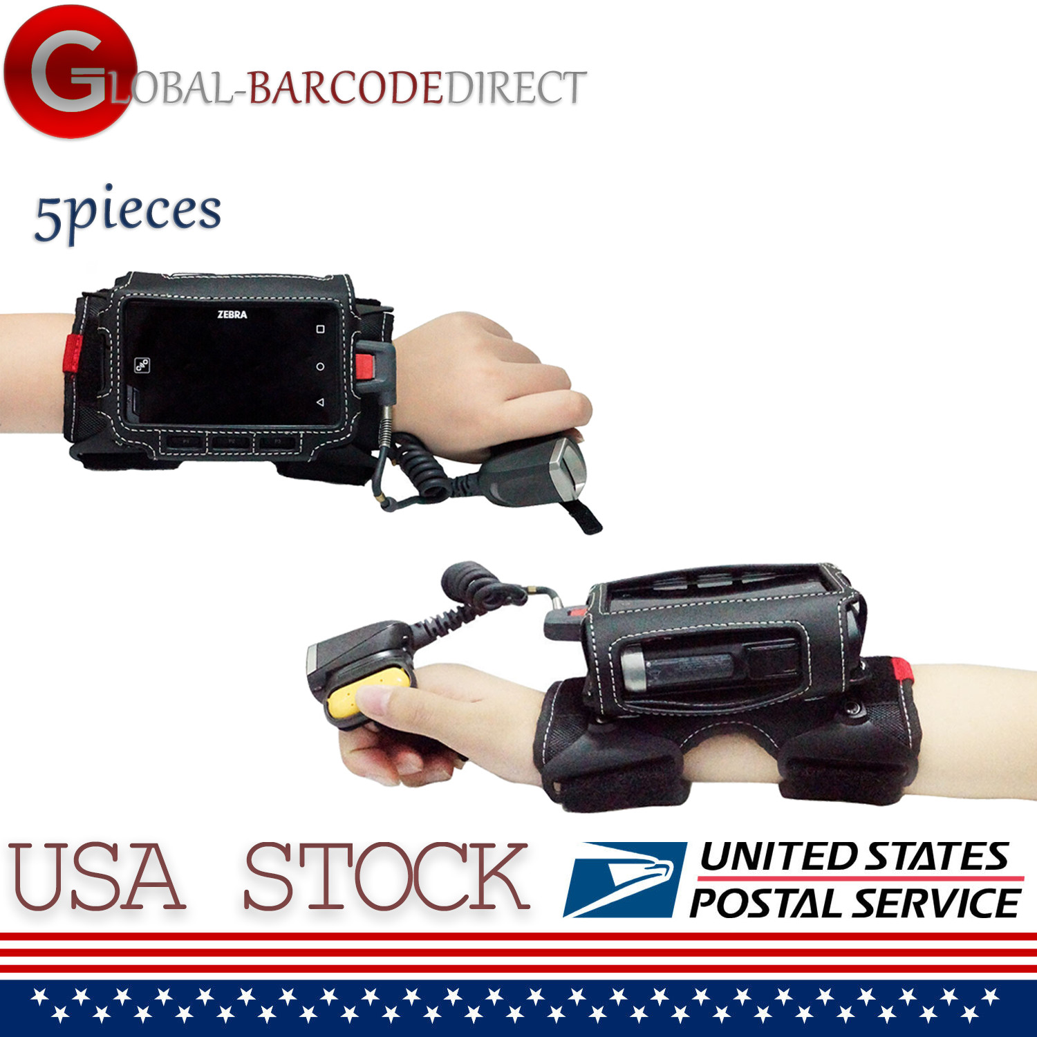 5x Wrist Strap Mount Replacement for Zebra WT6000 Reg Straps SG-NGWT-WMLCV-01