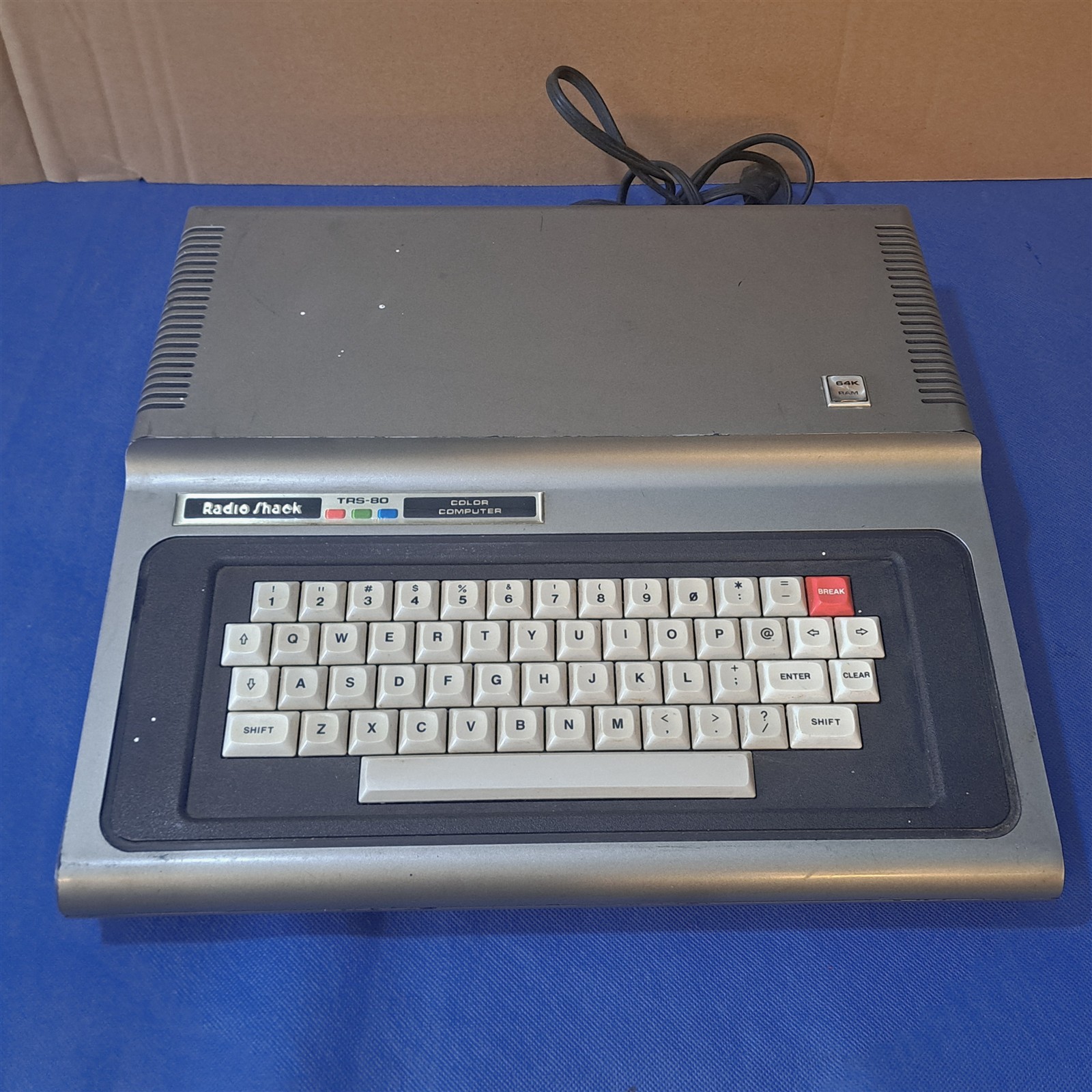 Radio Shack TRS-80 Color Computer 26-3001 WORKS 64K RAM w/ 26-3017A RAM Kit